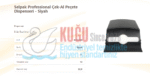 KGE-9615120  Selpak Professional Siyah Renk Çek-Al Peçete Dispenseri - Görsel 2