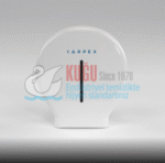 KGC-913042 Carpex Prestige Beyaz Renk Mini Jumbo WC Kağıt Dispenseri Aparatı - Görsel 4