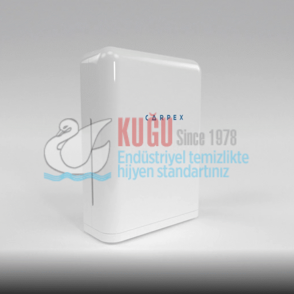 KGC-913020-W Carpex Beyaz Renk Z-W  Katlamalı Kağıtlarına Uygun Ayar Mekanizmalı Büyük Boy Kağıt Havlu Dispanseri - Görsel 4