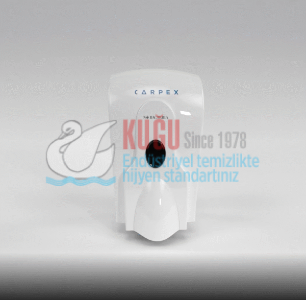 KGC-931143-S Carpex Manuel Plus Beyaz Renk 1000 ML Kartuşlu Sıvı Sabun Dispanseri - Görsel 2
