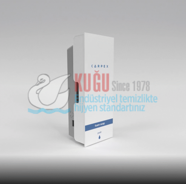 KGC-931243-W Carpex Beyaz Renk 400 ML Kartuşlu Royal Manuel Köpük Sabun Dispenseri Aparatı - Görsel 2