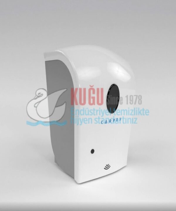 KGC-932192-WS Carpex Beyaz Nature 900 ML Üstten Doldurmalı Hazneli Sensörlü ve Fotoselli Sıvı Sabun Dispanseri Aparatı - Görsel 2