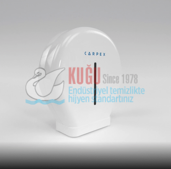KGC-913042 Carpex Prestige Beyaz Renk Mini Jumbo WC Kağıt Dispenseri Aparatı - Görsel 5