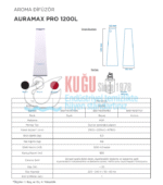 KGC-1200L-W Carpex Beyaz Auramax Pro Large 1200 M3 Geniş Alan Etkili Kokulandırma Mikro Difüzyon Koku Makinesi - Görsel 11