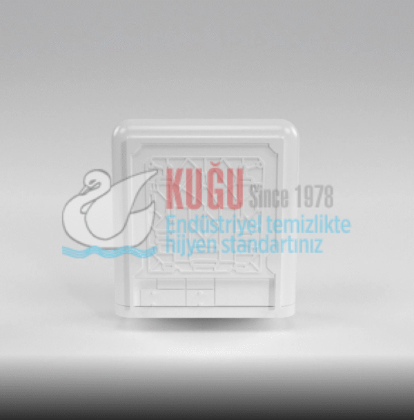 KGC-913022-W Carpex Beyaz Renk Z-W Katlamalı Kağıtlarına Uygun Ayar Mekanizmalı Küçük Boy Kağıt Havlu Dispanseri - Görsel 6