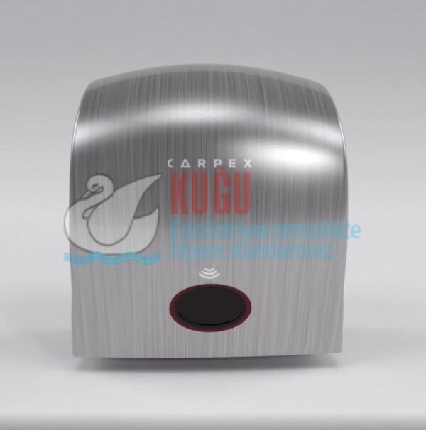 KGC-912070-İ Carpex İnox Gri Renk Nature Sensörlü Fotoselli Butonlu Otomatik Elektrikli ve Pilli Hareketli Kağıt Havlu Makinesi - Görsel 5