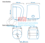 KGC-912070-B Carpex Siyah Renk Nature Sensörlü Fotoselli Butonlu Otomatik Elektrikli ve Pilli Hareketli Kağıt Havlu Makinesi - Görsel 9
