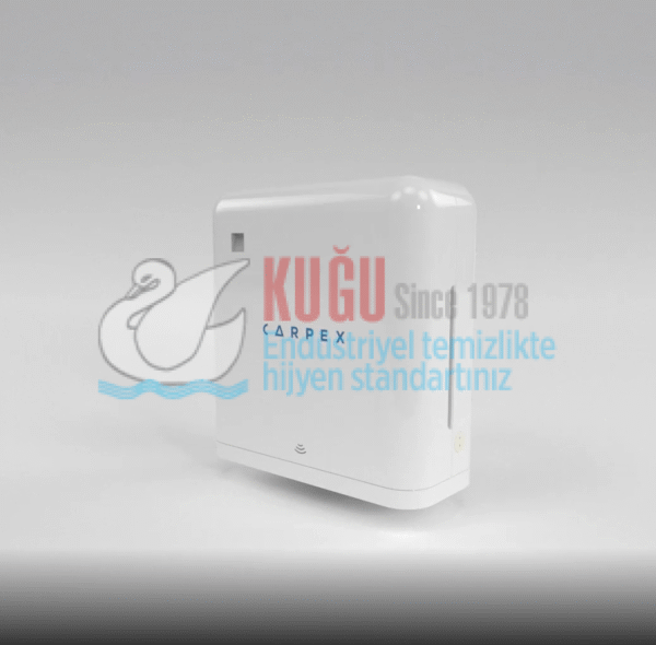 KGC-913100 Carpex Beyaz Renk Prestige Sensörlü Fotoselli Butonlu Otomatik Elektrikli ve Pilli Hareketli Kağıt Havlu Makinesi - Görsel 8