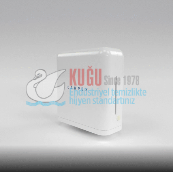 KGC-913022-W Carpex Beyaz Renk Z-W Katlamalı Kağıtlarına Uygun Ayar Mekanizmalı Küçük Boy Kağıt Havlu Dispanseri - Görsel 8