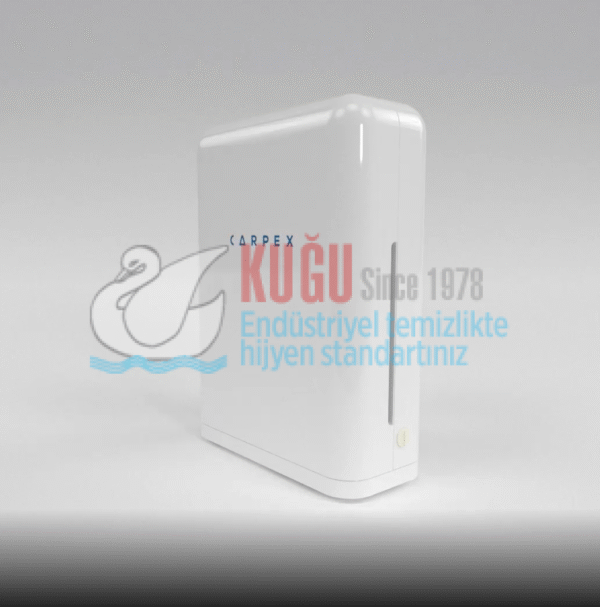 KGC-913020-W Carpex Beyaz Renk Z-W  Katlamalı Kağıtlarına Uygun Ayar Mekanizmalı Büyük Boy Kağıt Havlu Dispanseri - Görsel 8
