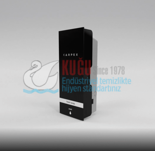 KGC-931293-B Carpex Siyah Renk 400 ML Kartuşlu Manuel Royal Duş Jeli Dispenseri Aparatı - Görsel 6