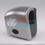 KGC-912070-İ Carpex İnox Gri Renk Nature Sensörlü Fotoselli Butonlu Otomatik Elektrikli ve Pilli Hareketli Kağıt Havlu Makinesi - Görsel 6