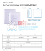 KGC-913022-B Carpex Z-W Katlamalı Kağıtlarına Uygun Ayar Mekanizmalı Küçük Boy Kağıt Havlu Dispanseri - Görsel 7