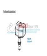 KGC-932192-W Carpex Beyaz Nature 900 ML Üstten Doldurmalı Hazneli Sensörlü ve Fotoselli Köpük Sabun Dispanseri Aparatı - Görsel 7