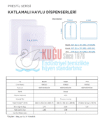 KGC-913020 Carpex Z-W-V-C  Katlamalı Kağıtlarına Uygun Ayar Mekanizmalı Büyük Boy Kağıt Havlu Dispanseri - Görsel 8
