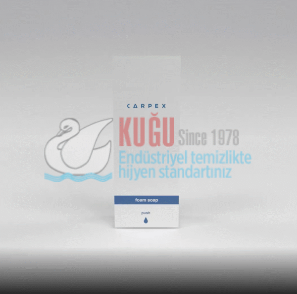 KGC-931243-W Carpex Beyaz Renk 400 ML Kartuşlu Royal Manuel Köpük Sabun Dispenseri Aparatı - Görsel 7