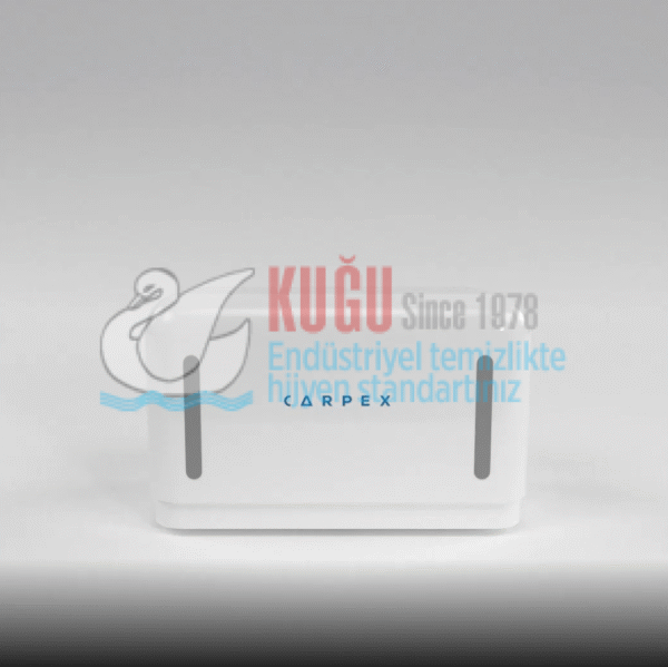 KGC-913050-W Carpex Beyaz Renk Z-W-V-C  Katlamalı Kağıtlarına Uygun Ayar Mekanizmalı Mini Boy Kağıt Havlu Dispanseri - Görsel 7