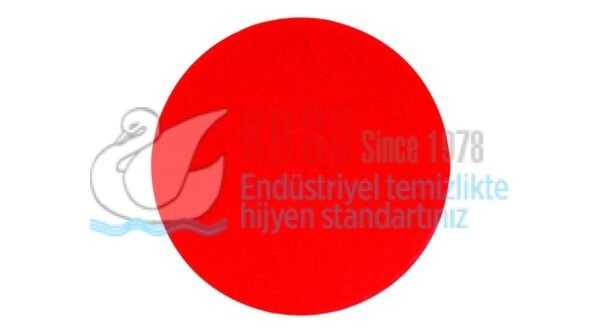 KGCY-1707 Yer Yıkama Pedi Kırmızı 43 CM - Görsel 1