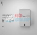 KGC-910604-W Carpex Optima Beyaz Renk Z Katlamalı Büyük Boy Kağıt Havlu Dispanseri - Görsel 3