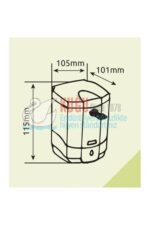 8048 800mL SENSÖRLÜ PİLLİ SIVI SABUN DİSPENSERİ - Görsel 2