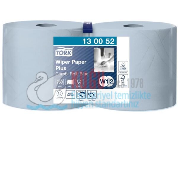 KT-130052 Tork W1 Sistem Silme Kağıdı Plus (1 Rulo 255 Metre-Koli İçi 2 Rulo) - Görsel 1