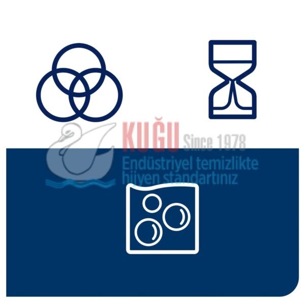KT-194450 Tork W8 Sistem Mavi Renkli Uzun Ömürlü Temizlik Bezi (1 Paket 40 Adet-Koli İçi 8 Paket) - Görsel 9