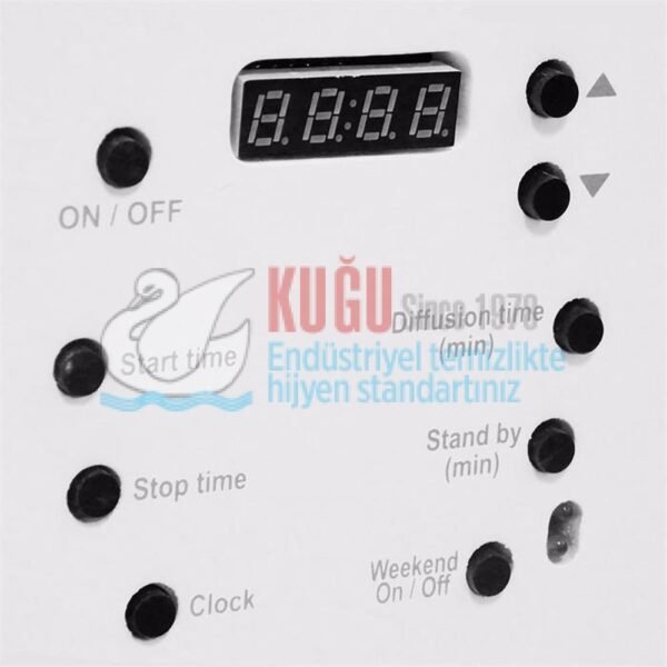 KGC-1200L-W Carpex Beyaz Auramax Pro Large 1200 M3 Geniş Alan Etkili Kokulandırma Mikro Difüzyon Koku Makinesi - Görsel 10