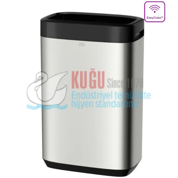 KT-460011 Tork Paslanmaz Çelik Metal B1 Sistem 50 Litre Çöp Kovası - Görsel 1
