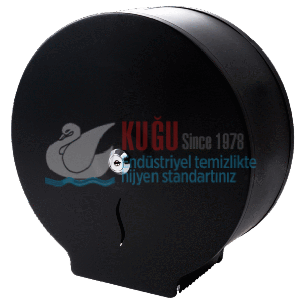 2650 Siyah Renk Çelik Mini Jumbo WC Tuvalet Kağıdı Dispanseri Aparatı - Görsel 2