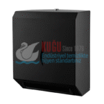 2614 304 KALİTE PASLANMAZ ÇELİK SİYAH FOTOSELLİ Elektrikli ve Pilli 21 CM KAĞIT HAVLULUK - Görsel 3