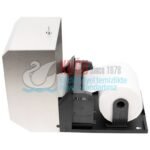 2612 304 KALİTE PASLANMAZ ÇELİK FOTOSELLİ Elektrikli ve Pilli 21 CM KAĞIT HAVLULUK - Görsel 3