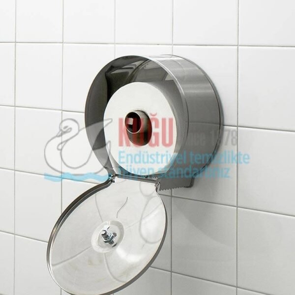 2647 304 Kalite Paslanmaz Çelik Mini Jumbo WC Tuvalet Kağıdı Dispanseri Aparatı - Görsel 2