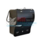 8558 Siyah Renk Elektrikli ve Pilli Sensörlü, Fotoselli ve Dokunmatik 21 Cm Hareketli Makine Havlusu Dispenser Aparatı