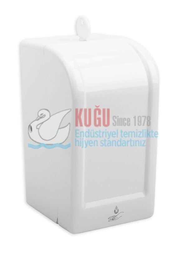 9371-W Beyaz Renk Üstten Dolmalı Hazneli 700 ML Sensörlü Elektrikli ve Pilli Sıvı Sabun ve Dezenfektan Aparat Dispenseri - Görsel 1