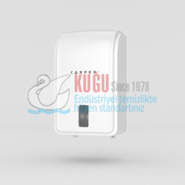 KGC-910612-W Carpex Optima Beyaz Renk C Katlamalı Tuvalet Kağıdı Dispenseri - Görsel 1
