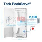 KT-552500 Tork PeakServe® H5 Sistem Beyaz Continuous™ Havlu Kağıt Dispenseri - Görsel 6