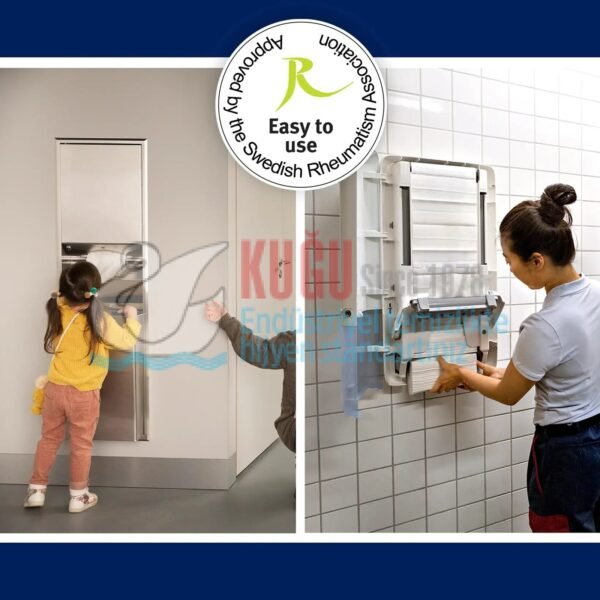 KT-552508 Tork PeakServe® H5 Sistem Siyah Continuous™ Havlu Kağıt Dispenseri - Görsel 9