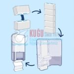 KT-552508 Tork PeakServe® H5 Sistem Siyah Continuous™ Havlu Kağıt Dispenseri - Görsel 7