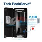 KT-552508 Tork PeakServe® H5 Sistem Siyah Continuous™ Havlu Kağıt Dispenseri - Görsel 8