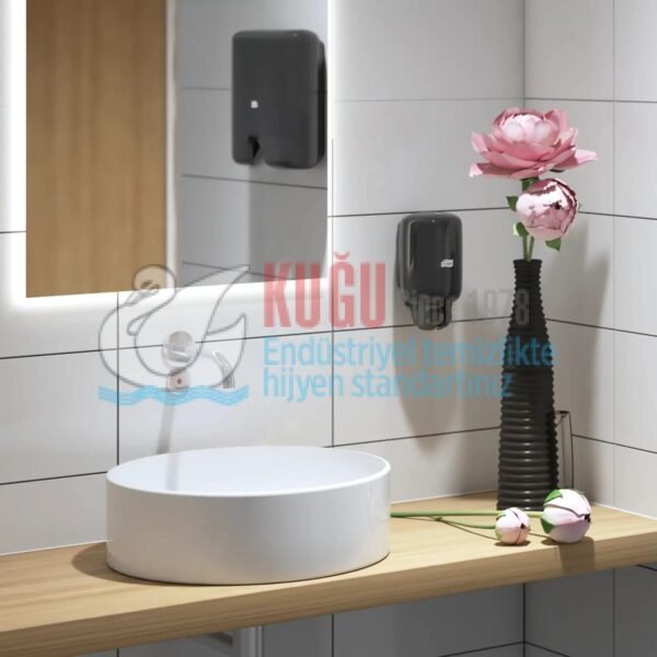 KT-561008 Tork Siyah Mini 475 ML S2 Sistem Sıvı Sabun ve Duş Kremi Dispenseri - Görsel 6