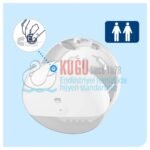 KT-680000 Tork SmartOne® T8 Sistem Maxi Cimri İçten Çekmeli WC Tuvalet Kâğıdı Dispenseri Beyaz - Görsel 7