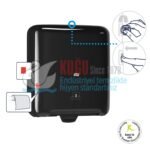 KT-551008 Tork Matic® H1 Sistem Siyah Manuel Autocut Havlu Kâğıt Rulosu Hareketli Havlu Dispenseri - Görsel 4
