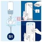 KT-560008 Tork S1 Sistem 1 Litre Siyah Renk Sıvı Sabun Dispenseri - Görsel 7