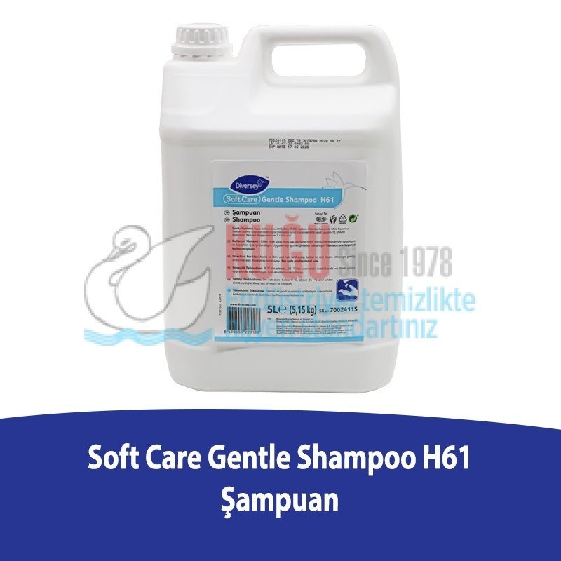 diversey-soft-care-gentle-shampo.jpg 70024115 Diversey Soft Care Gentle Shampoo H61 Şampuan 5L-5,15 Kg - Görsel 1