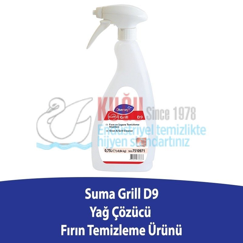 diversey-suma-grill-d9-yag-cozuc-5.jpg 7510971 Diversey Suma Grill D9 Ağır Yağ Çözücü Fırın Temizleme Maddesi 840 ml - Görsel 1