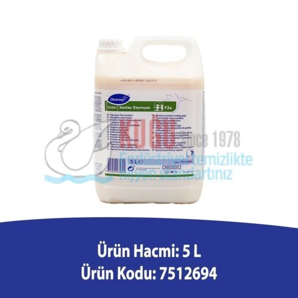 7512694 Diversey Taski Jontec Eternum F2e Yüksek Parlaklık Sağlayan Akrilik Cila 5 L - Görsel 3