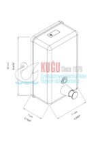 2679 304 Kalite Paslanmaz Çelik 1000 ML Dikey Sıvı Sabun Dispanseri - Görsel 2