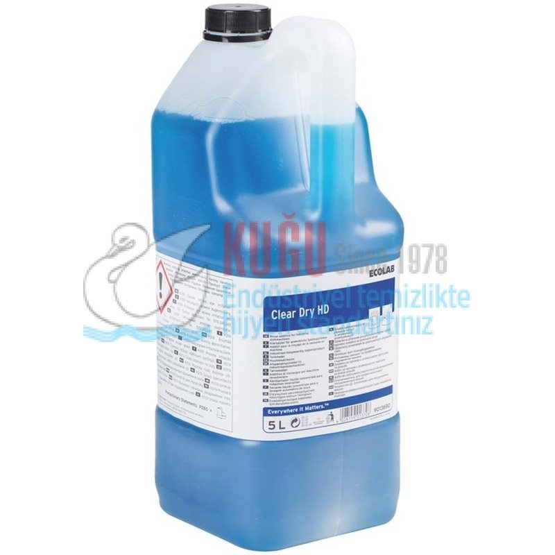 ecolab-clear-dry-hd-bulasik-maki.jpg 30149 Ecolab Clear Dry HD Bulaşık Makinesi Durulama Maddesi Konsantre Sıvı 5 LT - Görsel 1