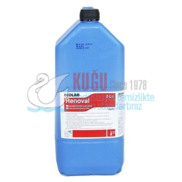 10073 Ecolab Renoval Kireç ve Pas Çözücü Yardımcı Yıkama Maddesi 5,85 Kg - Görsel 1