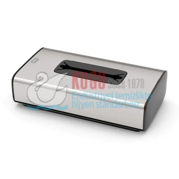 KT-460013 Tork Paslanmaz Çelik Kutu Mendil Dispenseri - Görsel 2
